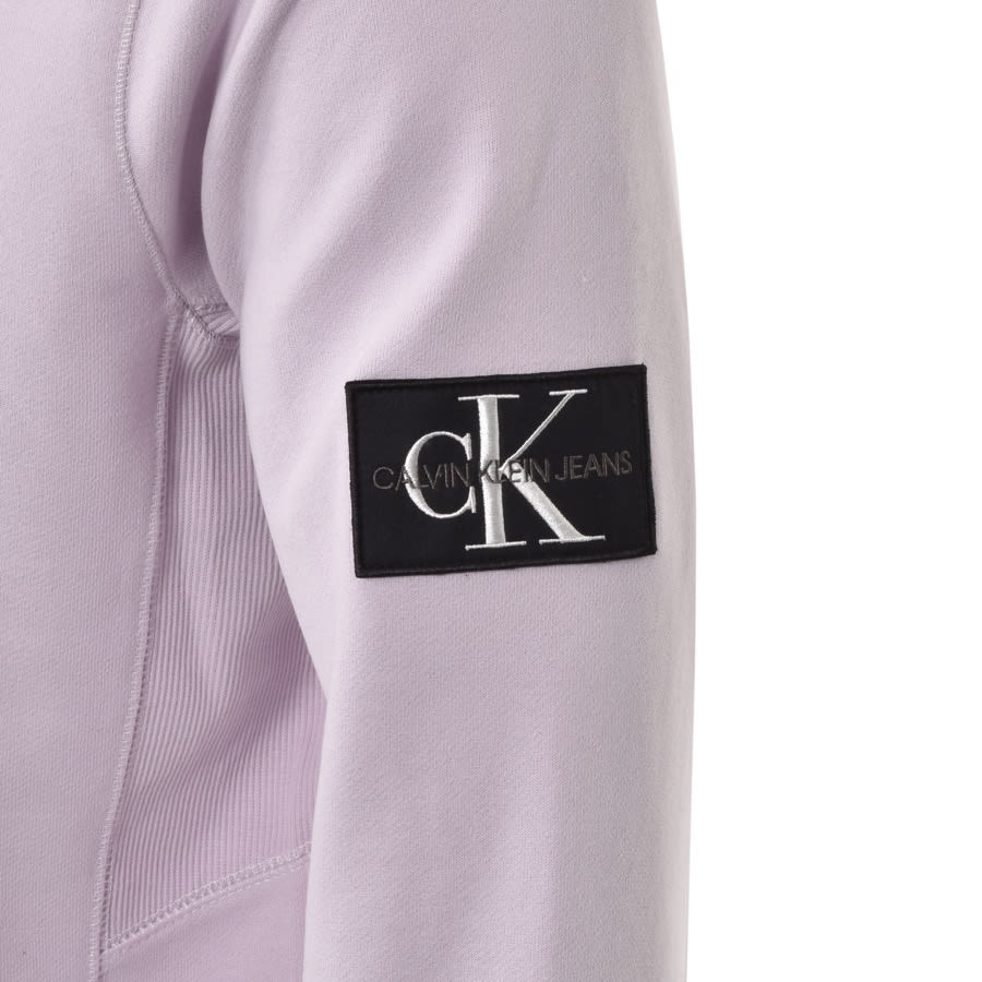 Alternative Image for ProductCalvin Klein Jeans Crew Neck Sweatshirt Lilac3